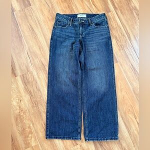 Hollister Dark Blue Boyfriend Jeans